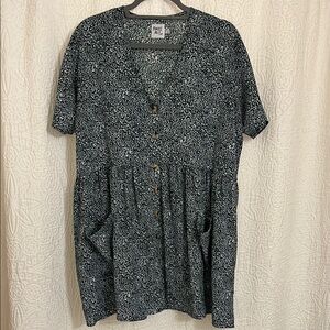 Princess Polly Green and White Floral Dress